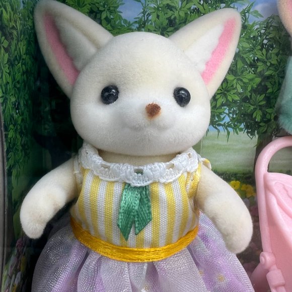 Calico Critters Fennec FOX Family Set of 4 Sylvanian Families From Japan FS-48 - Picture 8 of 10